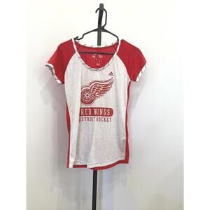 Adidas Detroit Red Wings Hockey T-Shirt Medium